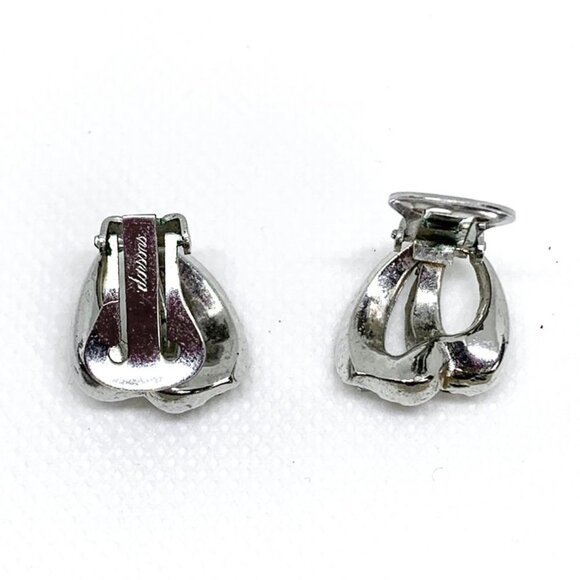 VINTAGE SIGNED 1930's DORSON'S Clip on earrings - Picture 2 of 6